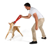 Load image into Gallery viewer, RompiDogz Tug N' Toss Rope - Red (NEW VERSION COMING THIS SUMMER)