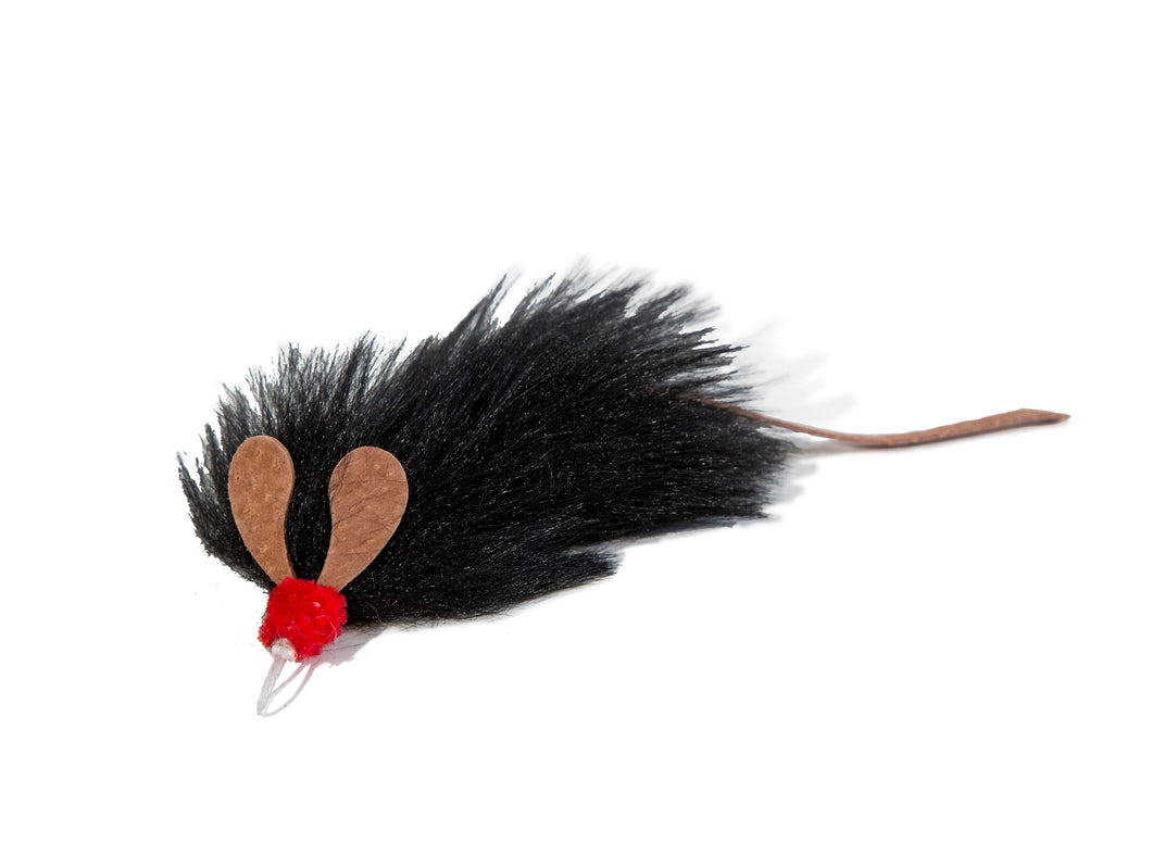 Flexi Faux Fur Mouse   (ARRIVING MAY)