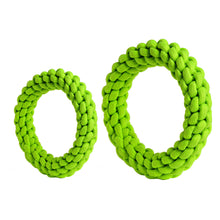 Load image into Gallery viewer, rompidogs rope toys green large and small

