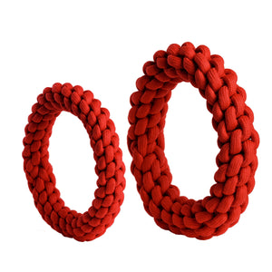 rompidogs rope toys red large and small